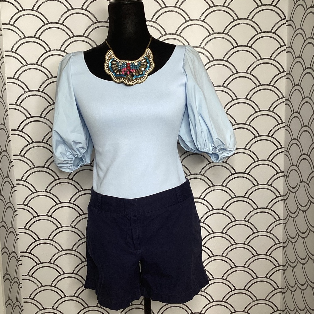 J. Crew Dark Blue Women's Bermudas